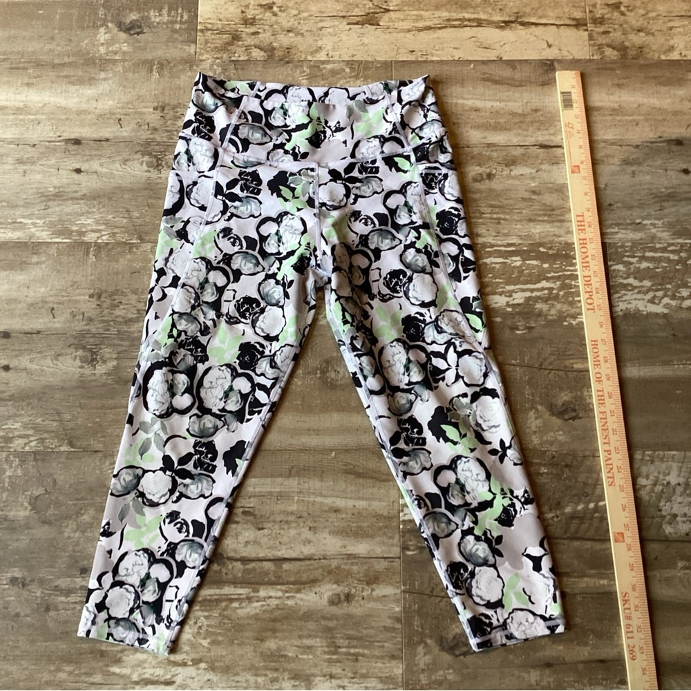 KINESIS Cropped Leggings Floral Women’s Large